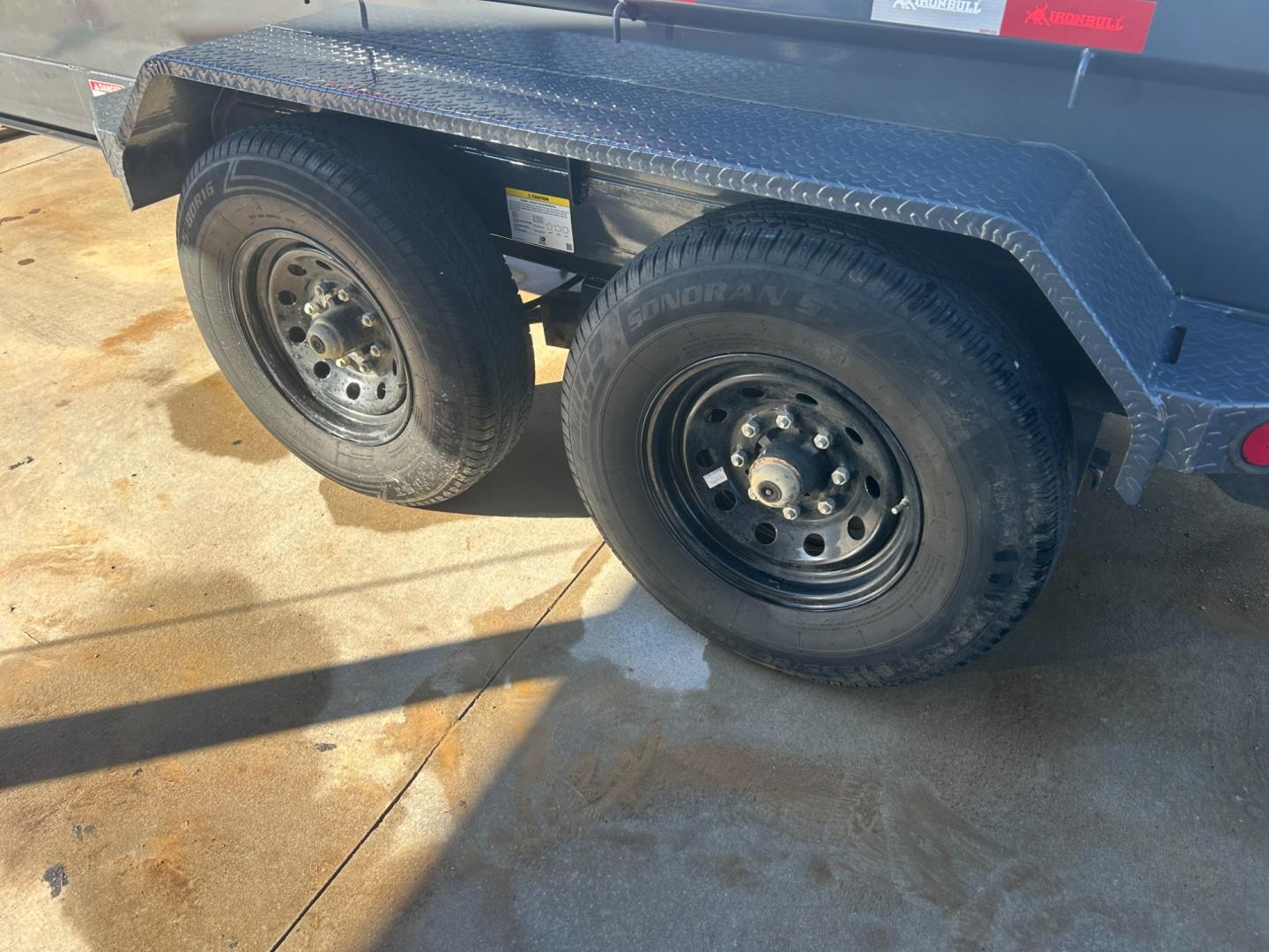 2022 BLACK /BLACK IRONBULL DUMP TRAILER DUMPBED (50HDB1420N1) , located at 17760 Hwy 62, Morris, OK, 74445, 35.609104, -95.877060 - 2022 NORSTAR IRONBULL DUMP 7X14 HAS 8” I-BEAM FRAME, AN SUPERSIZED LOCKING FRONT TOOLBOX, STANDARD 10k JACK, TARP, D-RINGS, Y-HOOKS, 7k ELECTRIC BREAK AXLES, 5/16 CYLINDER SCISSOR HOISTS IT WILL BE SOLD WITH A BILL OF SALE $9,500 CALL RUSS OR JONA AT 918-733-4887 - Photo#4